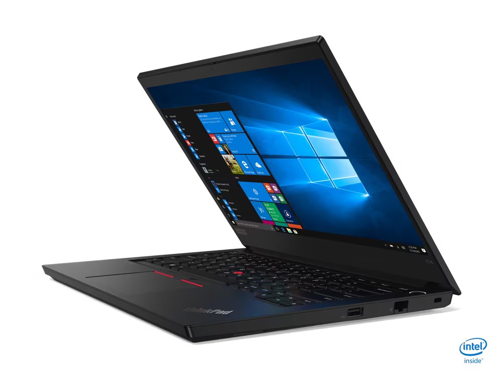 Lenovo ThinkPad E14 Notebook PC – Core i3-10110U / 14.0″ FHD / 8GB RAM / 1TB HDD / Win 10 Pro (20RA0010ZA) — front view