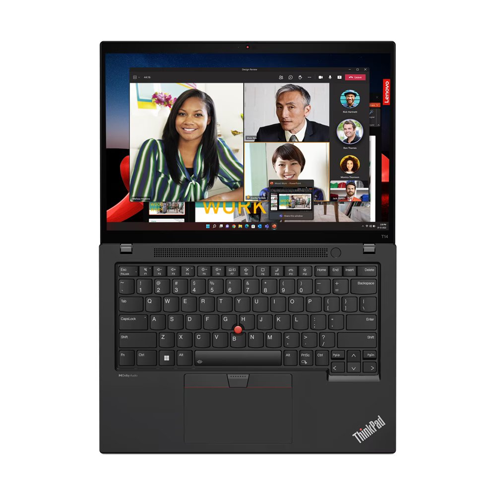 Lenovo ThinkPad T14 Gen 3 Notebook PC – Core i7-1260P / 14.0″ WUXGA / 8GB RAM / 512GB SSD / Win 11 Pro (21AH006JPE) — front v