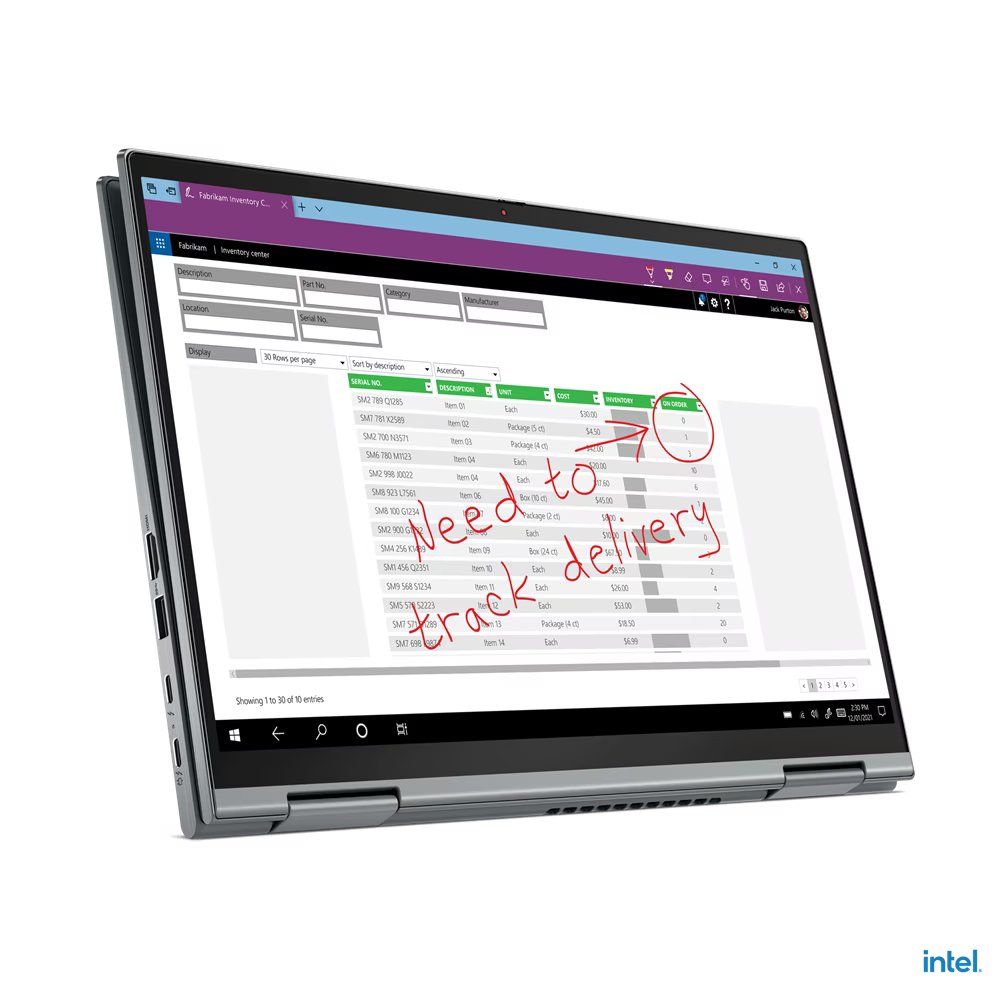 Lenovo ThinkPad X1 Yoga Gen 6 LTE Notebook PC – Core i7-1165G7 / 14.0″ WUXGA Touch / 16GB RAM / 1TB SSD / Win 11 Pro / Storm Grey (20XY00CRZA) image 6
