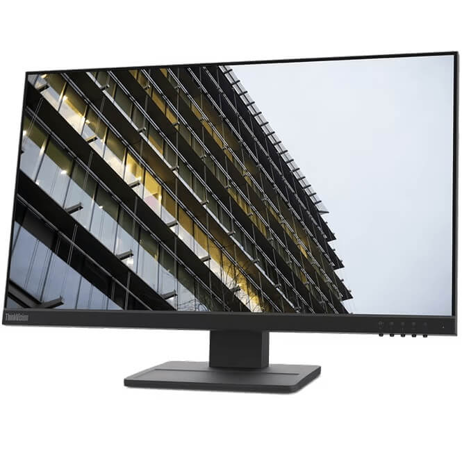 Lenovo ThinkVision E24-28 23.8″ Full HD Monitor (62B6MAT3SA) — side view