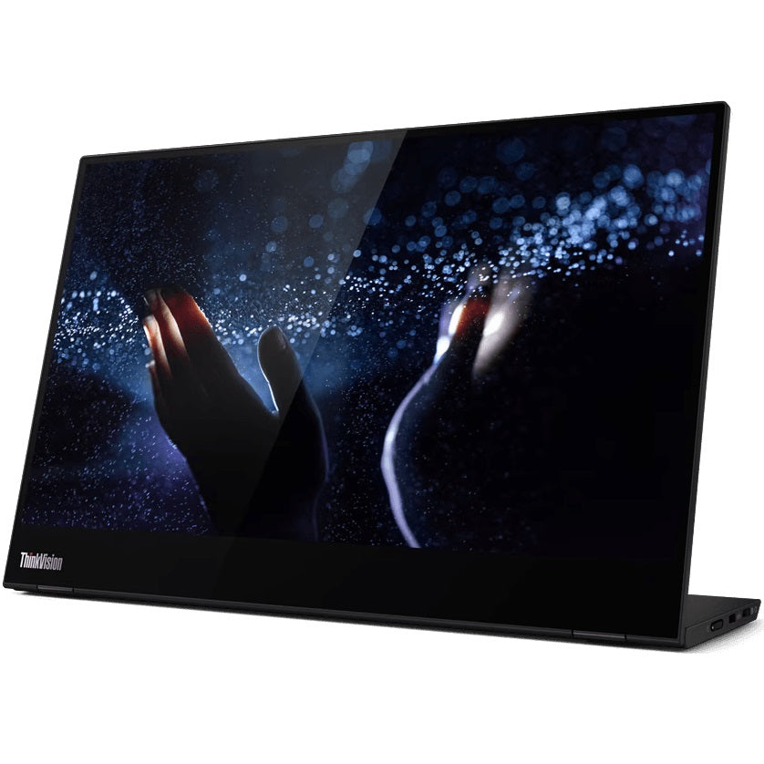 Lenovo ThinkVision M14t 14-inch Full HD IPS Touchscreen Monitor (62A3UAT1WL) — side view