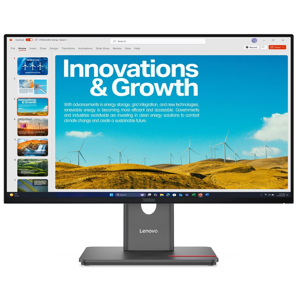 Lenovo ThinkVision P24QD-40 23.8″ QHD IPS Monitor (64B1GAT1SA)