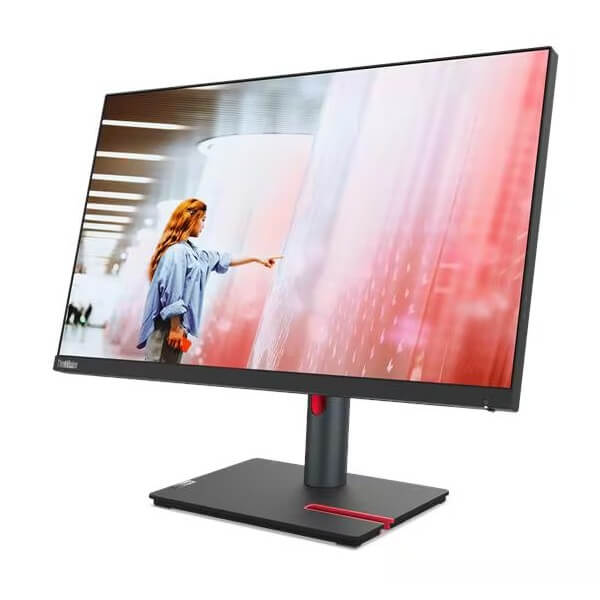 Lenovo ThinkVision P24q-30 23.8″ QHD Monitor (63B4GAR6SA) — side view