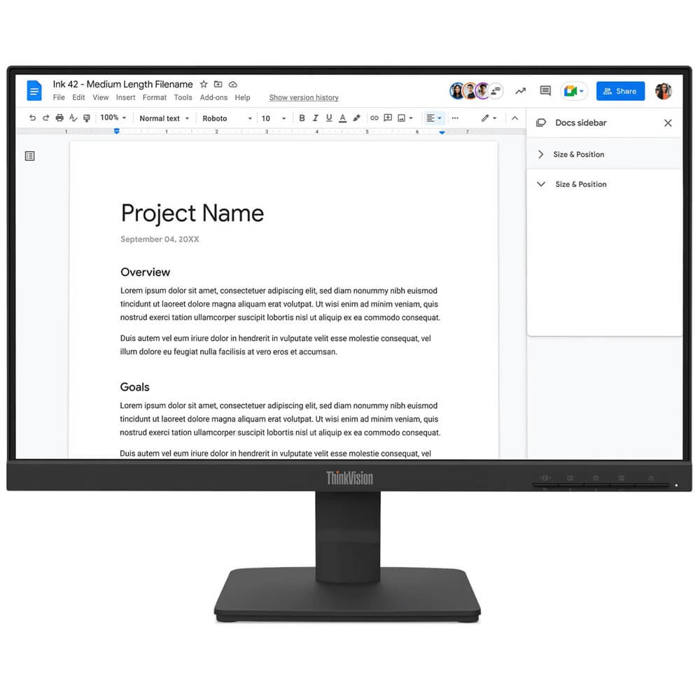 Lenovo ThinkVision S22-4e 21.5″ Full HD IPS Monitor (64CBKAT6SA)