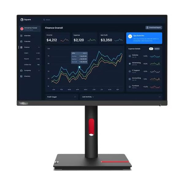 Lenovo ThinkVision T22i-30 21.5″ Full HD IPS Monitor (63B0MAT6SA)