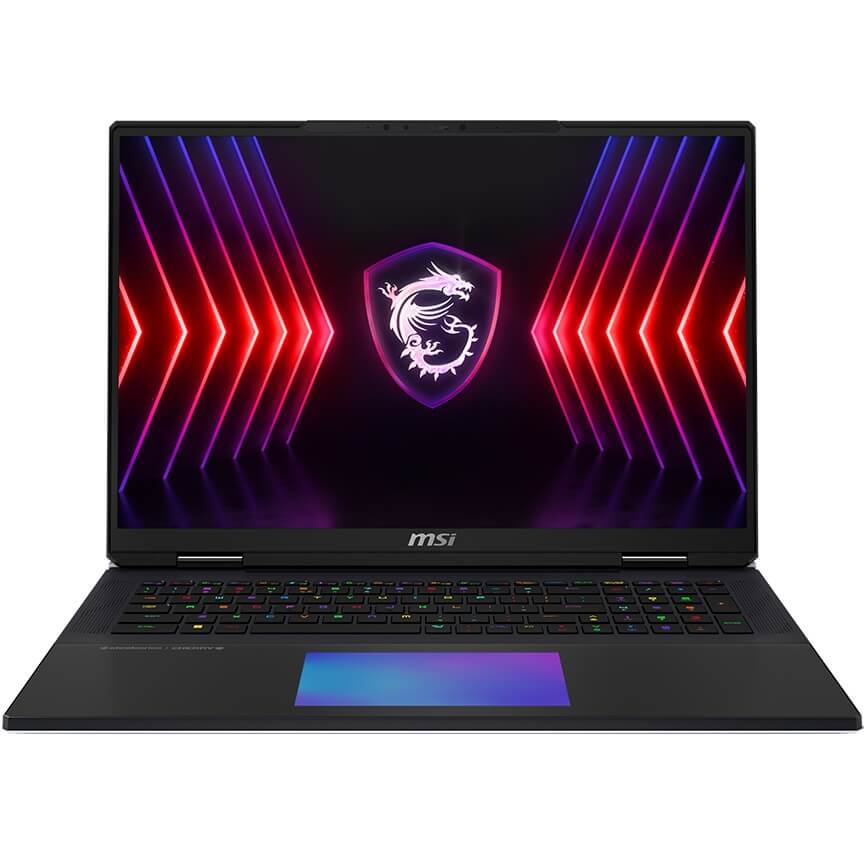 MSI Titan 18 HX A14VIG Gaming Notebook PC – Core i9-14900HX / 18” UHD+ 120Hz / 128GB RAM / 4TB SSD / RTX 4090 16GB / Win 11 Home (A14VIG-217ZA) image 1