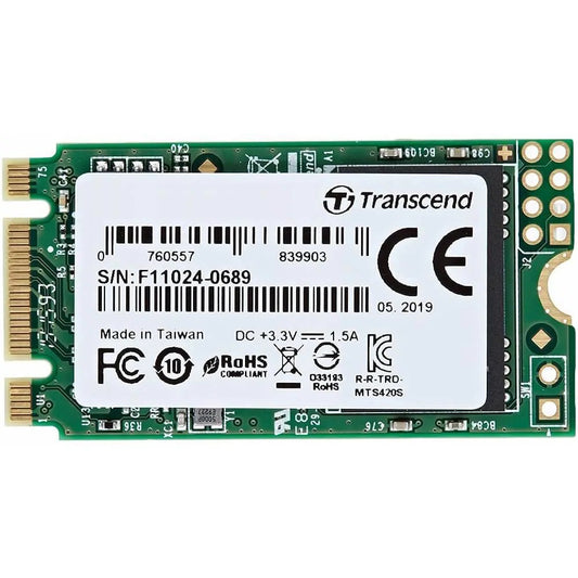 Transcend 400S 256GB M.2 2242 Solid State Drive (TS256GMTS400S) image 1