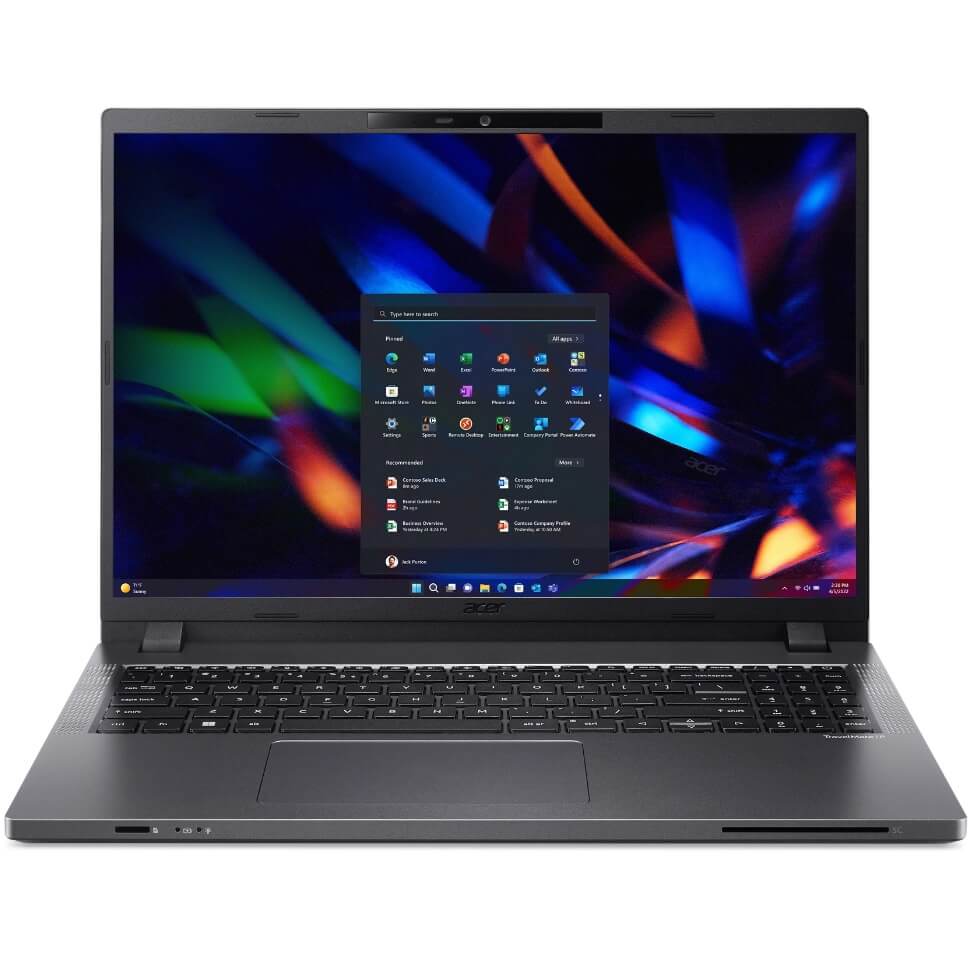 Acer TravelMate P2 16 TMP216-51 Notebook PC – Core i5-1335U / 16″ WUXGA / 8GB RAM / 1TB SSD / Win 11 Pro / Iron (NX.B1DEA.007) image 1