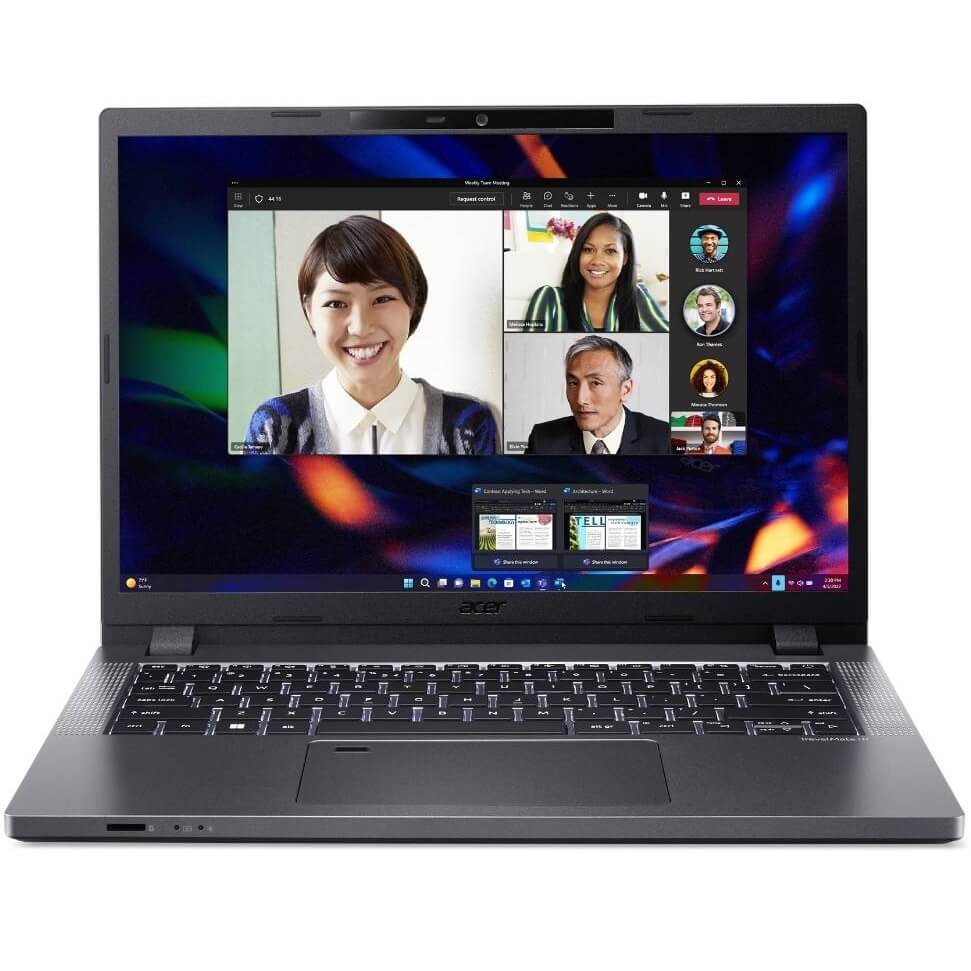 Acer TravelMate P2 14 TMP214-55 Notebook PC – Core i5-1335U / 14″ WUXGA / 8GB RAM / 512GB SSD / LTE / Win 11 Pro / Iron (NX.B3XEA.00E) image 1