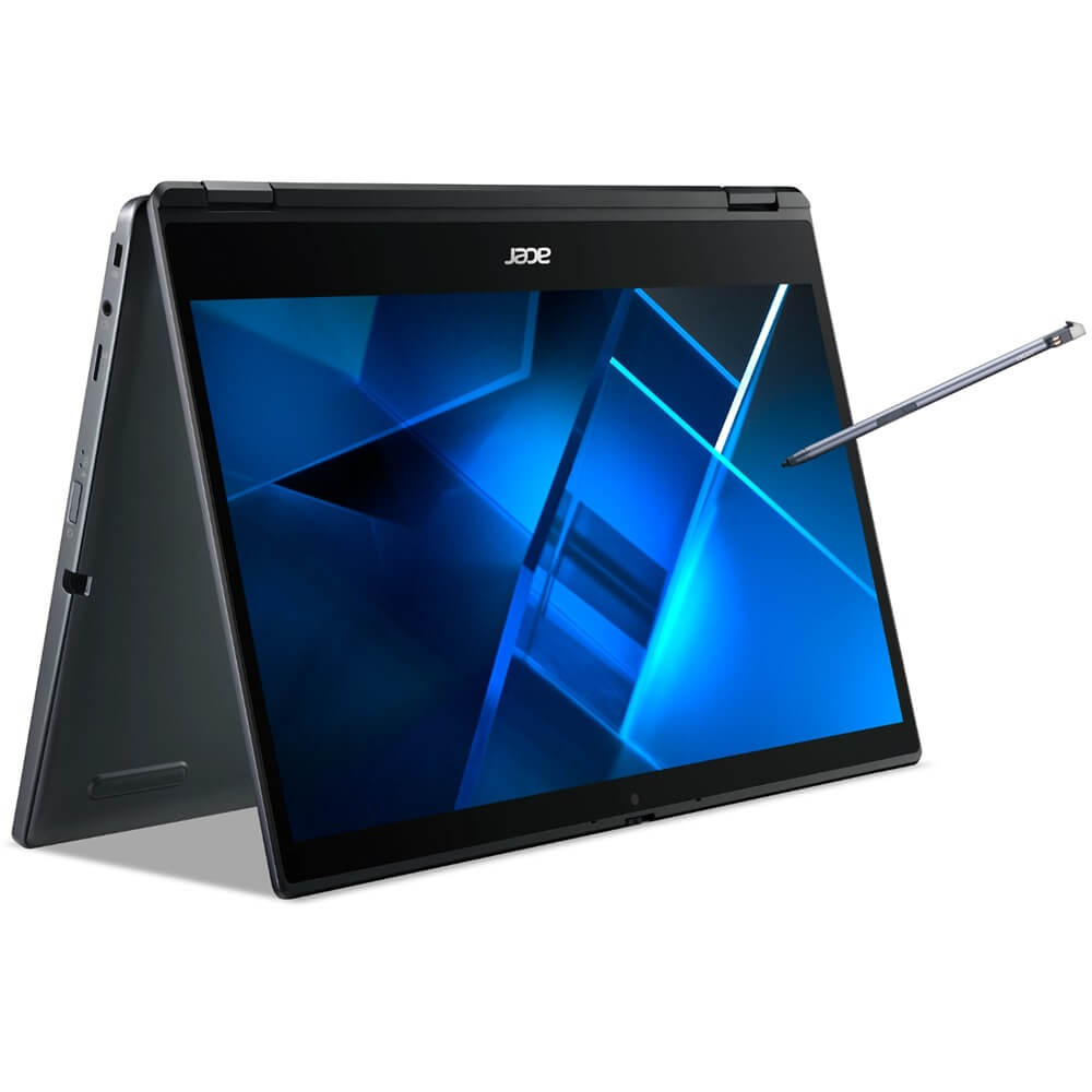 Acer TravelMate P4 Spin 14 TMP414RN-53 Notebook PC – Core i5-1335U / 14″ WUXGA Touch / 16GB RAM / 512GB SSD / LTE / Win 11 Pro / Blue (NX.B26EA.002) image 1