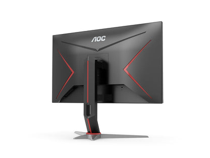 AOC U28G2X/D 28-inch 4K UHD Gaming Monitor (U28G2X/D) — rear view