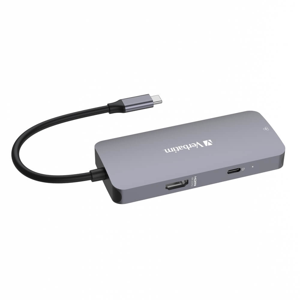 Verbatim USB-C Pro Multiport Hub (32150) — front view