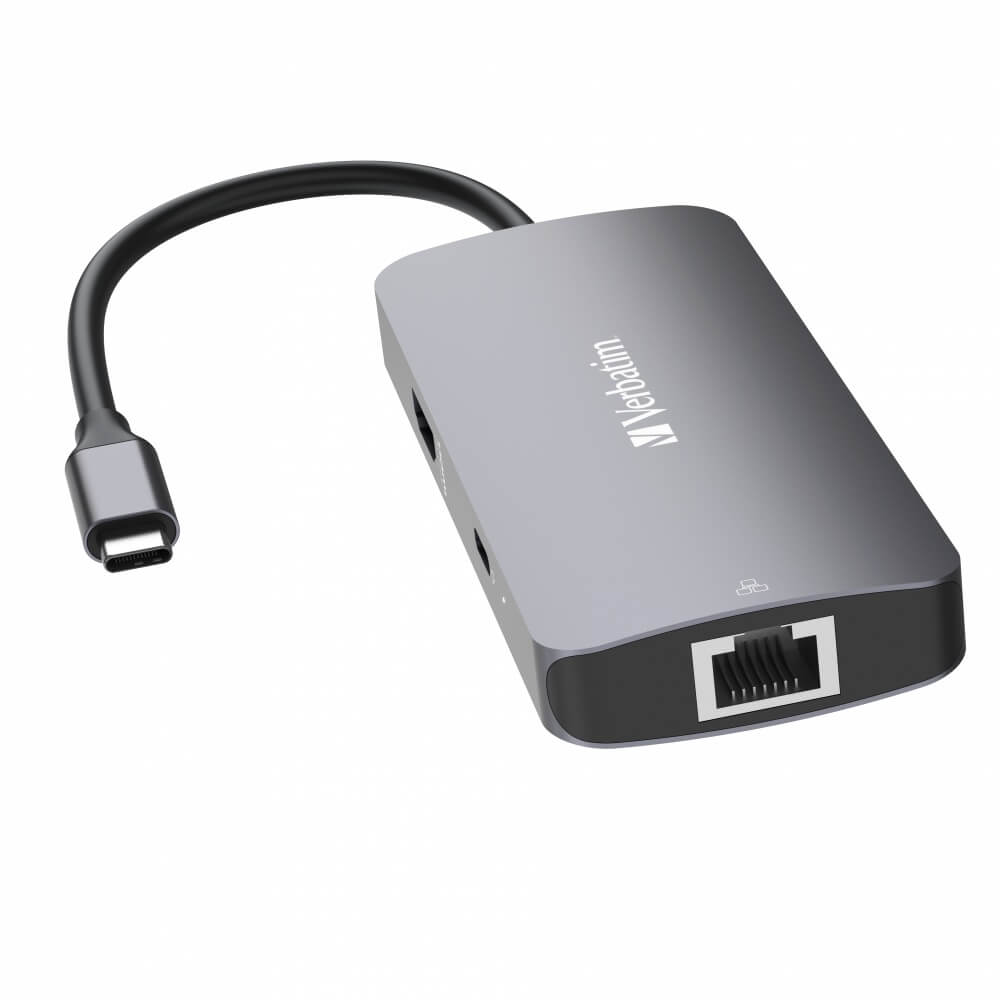 Verbatim USB-C Pro Multiport Hub (32150) — side view