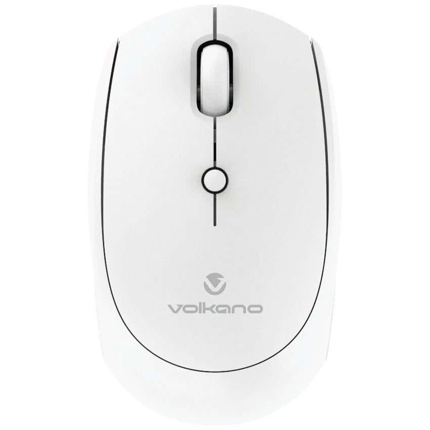 Volkano Talc Wireless Mouse – White (VK-20197-WT)