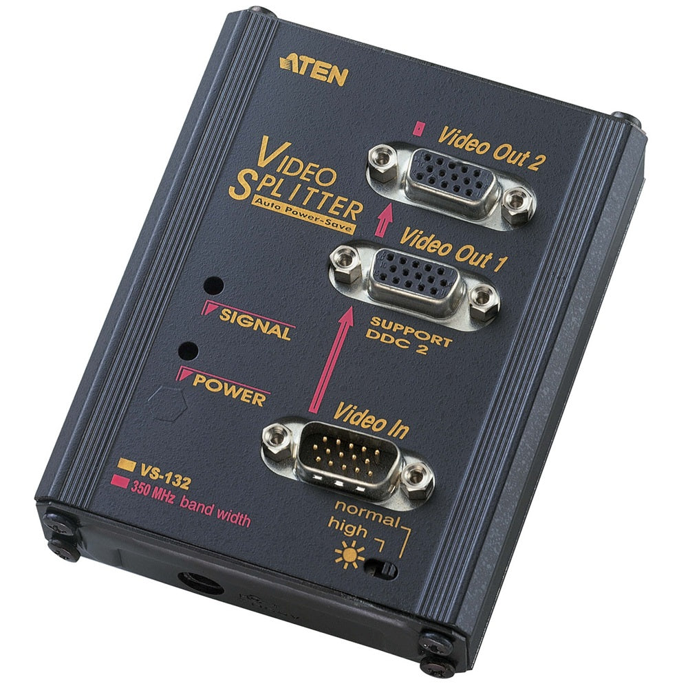 ATEN 2-Port VGA Splitter Wall Plate (VS132) image 1