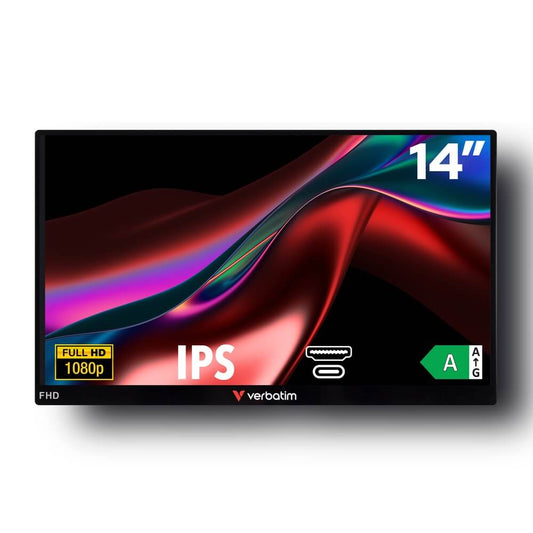 Verbatim 14″ Full HD Portable Monitor (49590) image 1