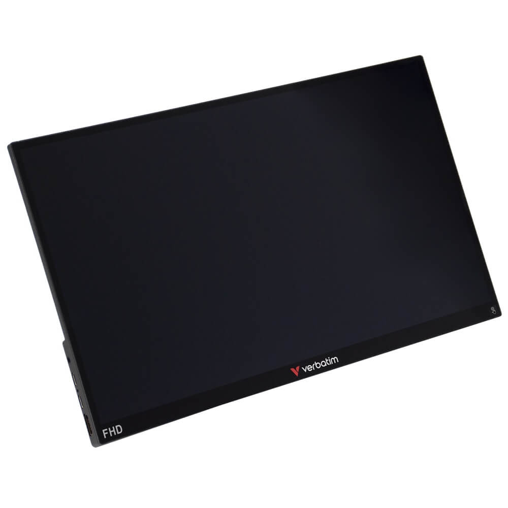 Verbatim 15.6″ Full HD Portable Touchscreen Monitor (49592) — side view