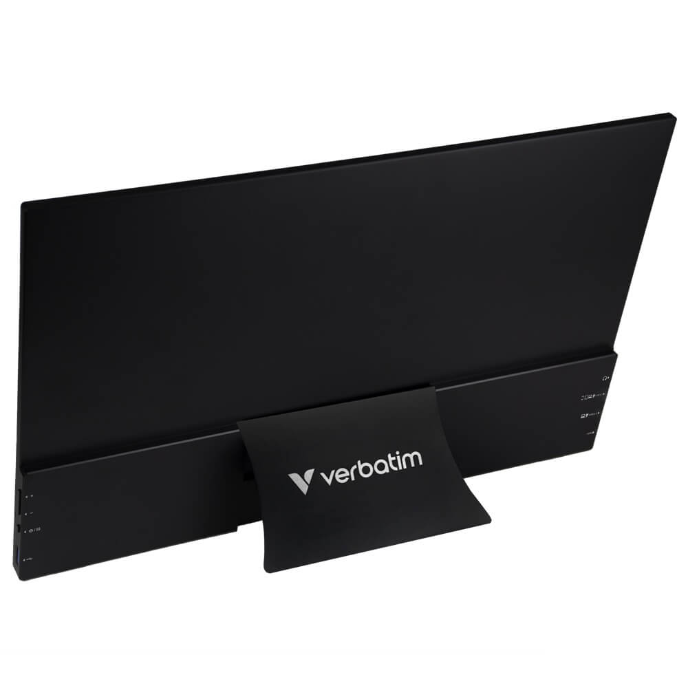 Verbatim 15.6″ Full HD Portable Touchscreen Monitor (49592) — rear view