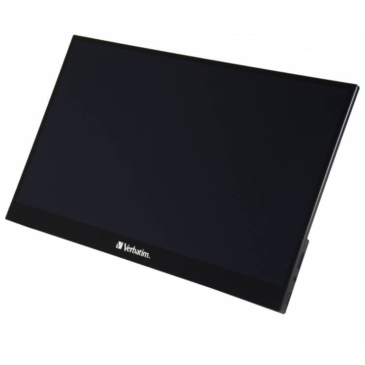 Verbatim 17.3″ Full HD Portable Touchscreen Monitor (49593) — side view
