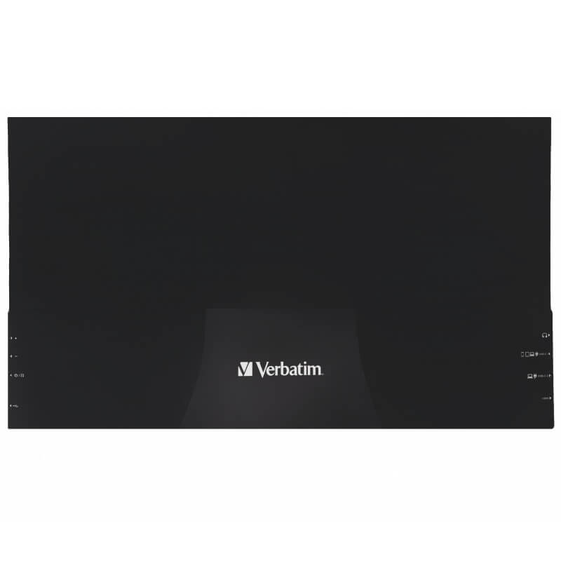Verbatim 17.3″ Full HD Portable Touchscreen Monitor (49593) — rear view