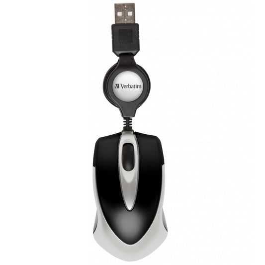 Verbatim Go Mini Optical Travel Mouse – Black (M49020) image 1