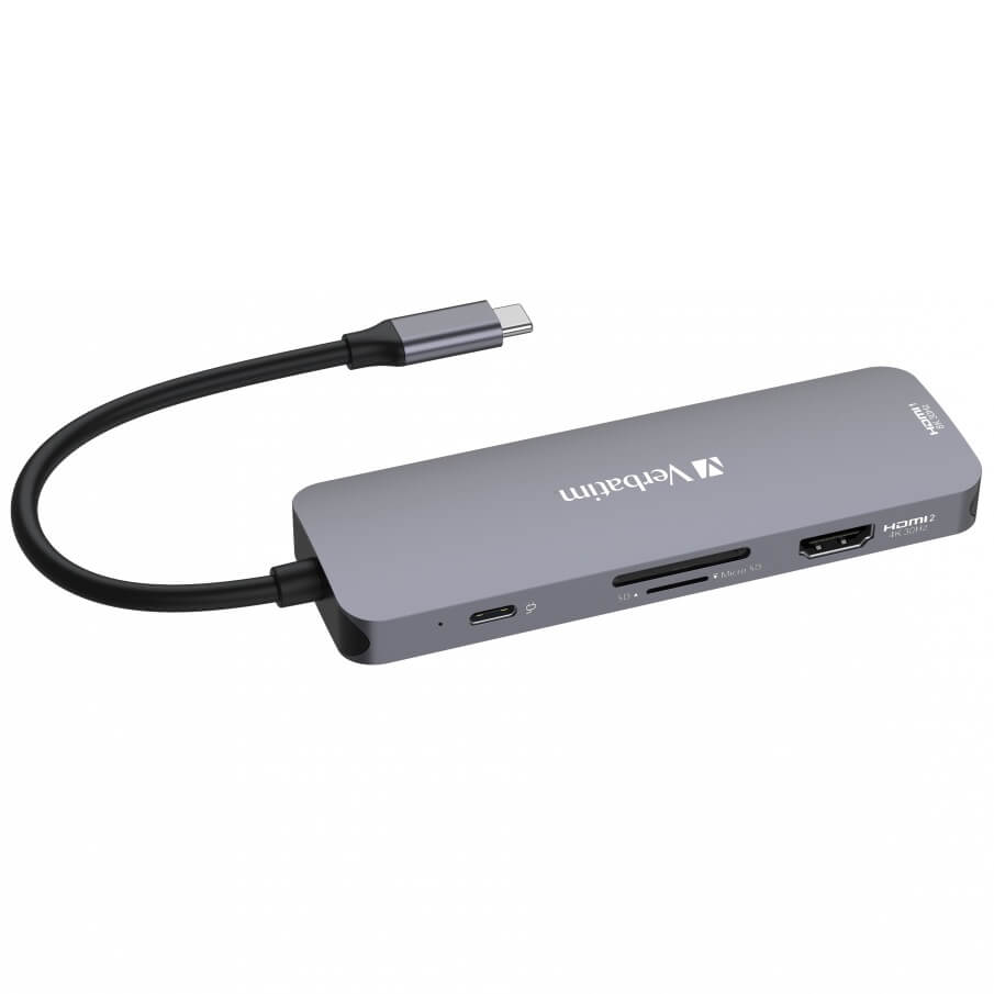 Verbatim USB-C Pro Multiport Hub – CMH-08 (32151)