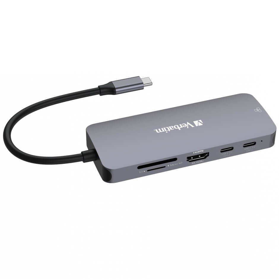 Verbatim USB-C Pro Multiport Hub – CMH-09 (32152)