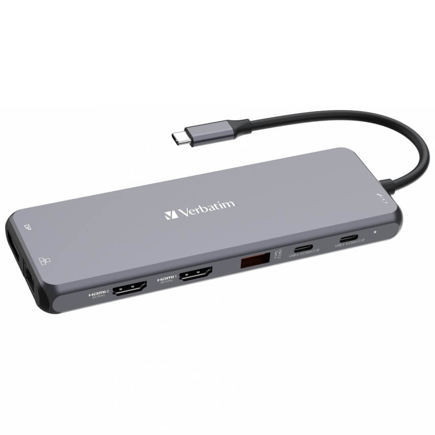 Verbatim USB-C Pro Multiport Hub – CMH-13 (32153)