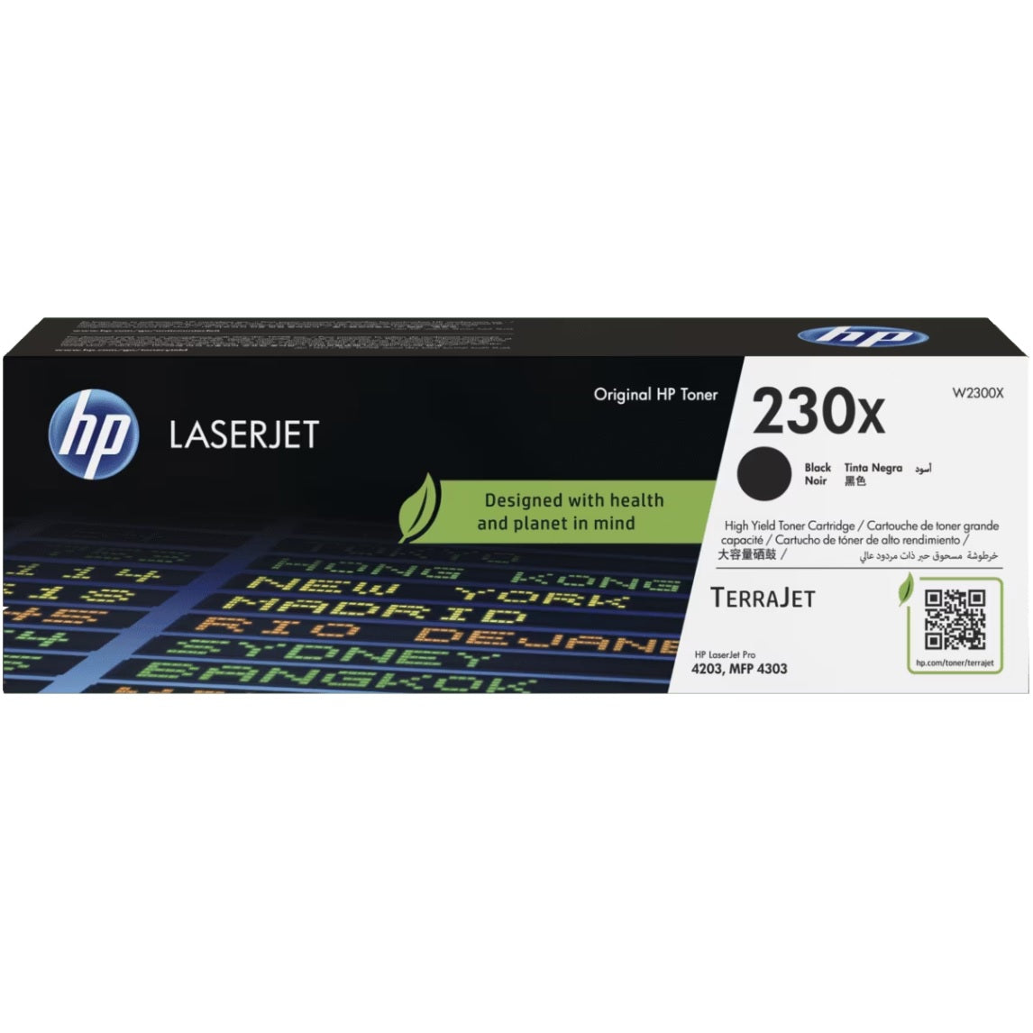 Genuine HP 230X Black LaserJet Toner Cartridge (W2300X) image 1