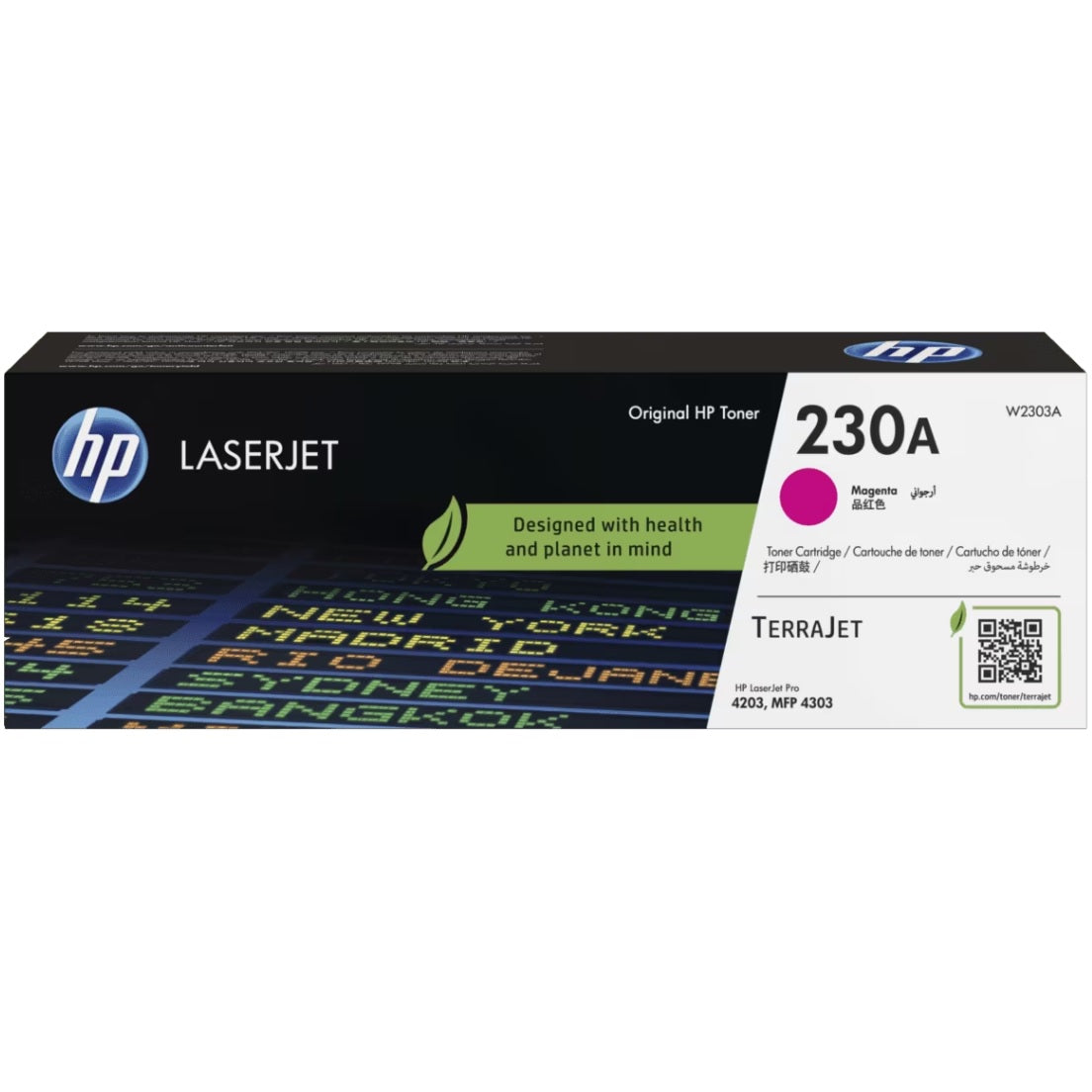 HP 230A Magenta LaserJet Toner Cartridge (W2303A) image 1