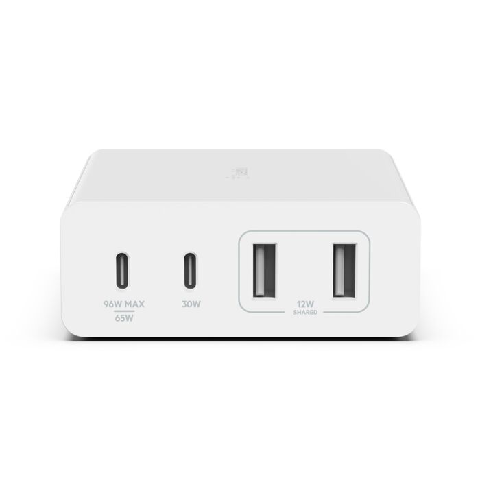 Belkin BoostCharge Pro 108W 4-Port GaN Charger (WCH010VFWH)