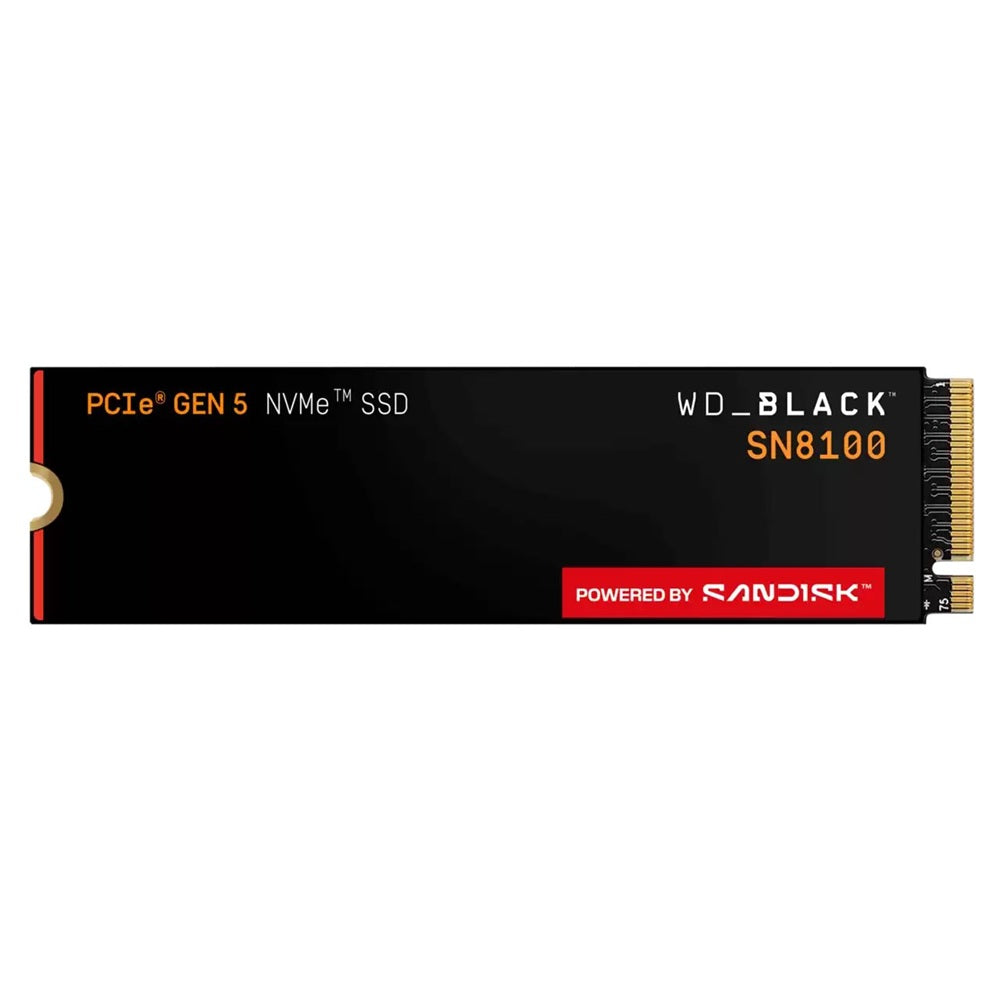 WD BLACK SN8100 1TB M.2 2280 NVMe Solid State Drive (WDS100T1X0M) image 1