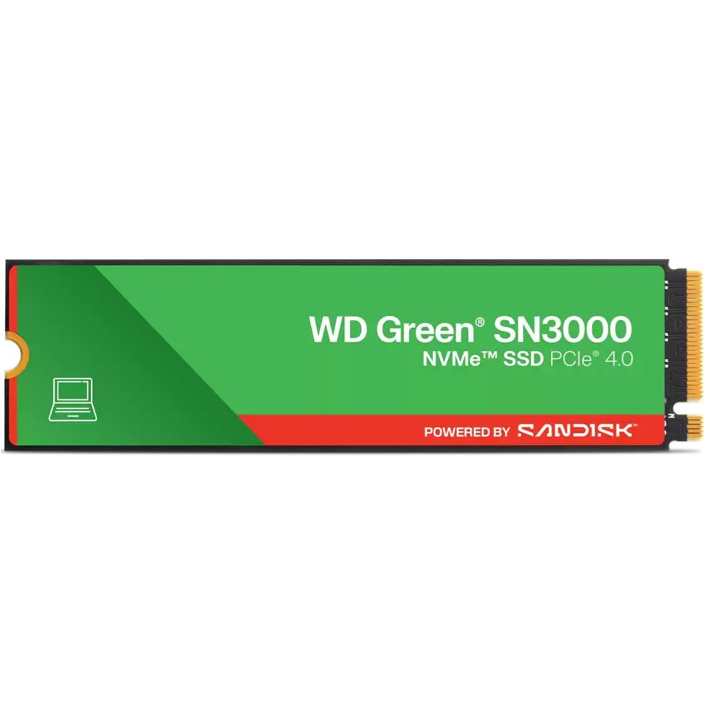 WD Green SN3000 2TB PCIe Gen4 x4 NVMe Solid State Drive (WDS200T4G0E) image 1