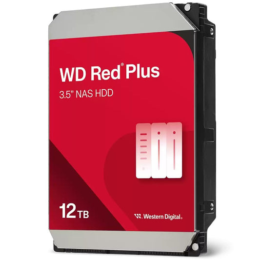 WD Red Plus 12TB 3.5-inch NAS Hard Drive (WD120EFGX) image 1