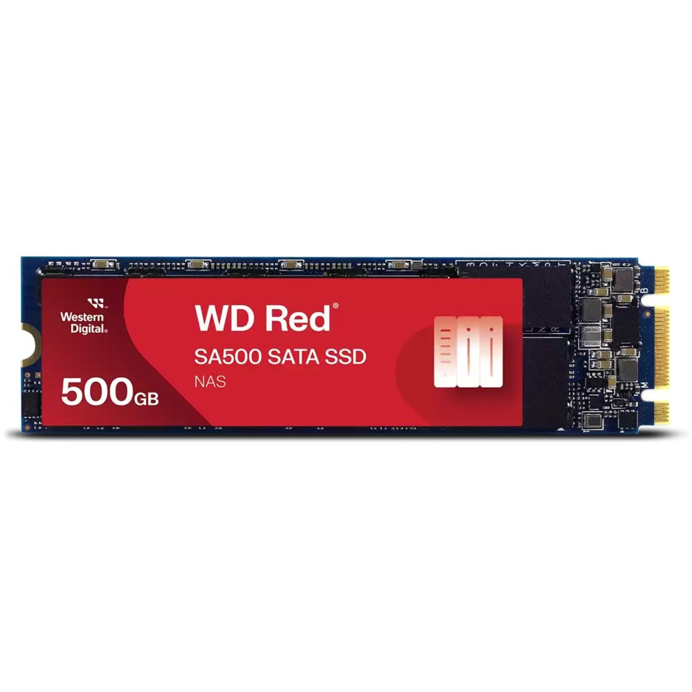WD Red SA500 500GB M.2 2280 SATA NAS Solid State Drive (WDS500G1R0B) image 1
