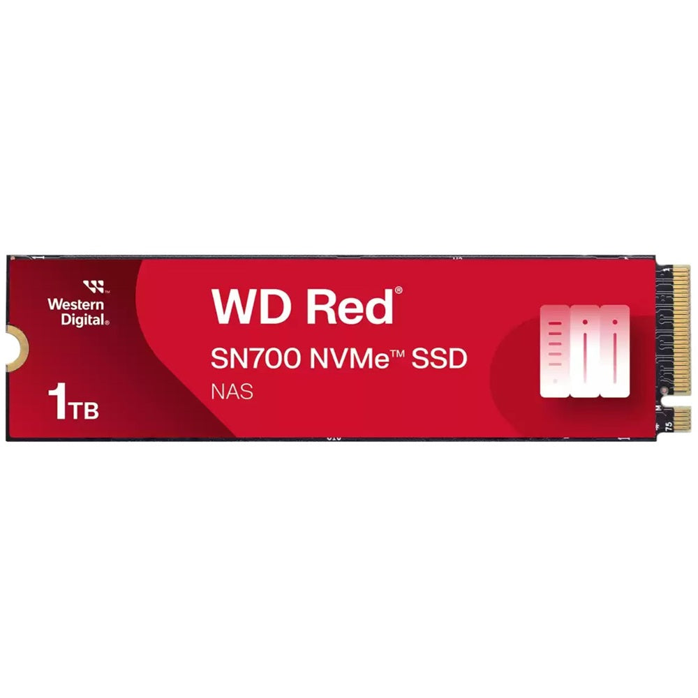 WD Red SN700 1TB M.2 2280 PCIe Gen3 x4 NVMe Solid State Drive (WDS100T1R0C) image 1