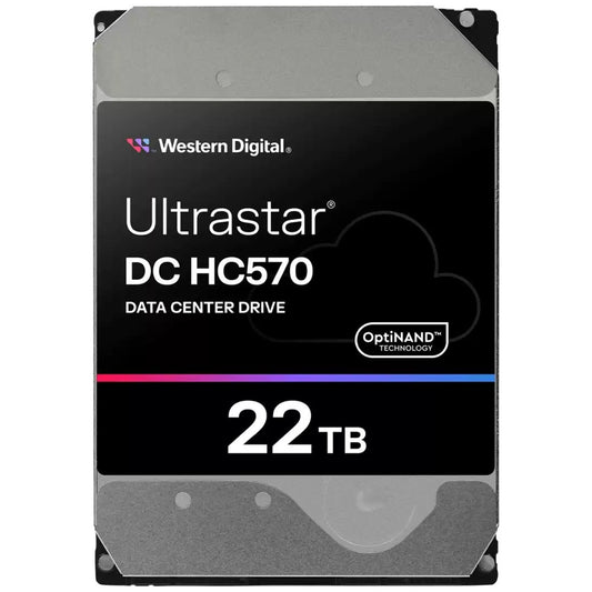 WD Ultrastar HC570 22TB 3.5-inch SE Data Center Drive (0F48155) image 1