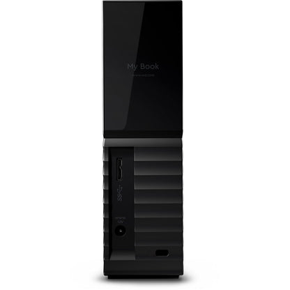 Western Digital WD My Book 8TB External Desktop Hard Drive — side view