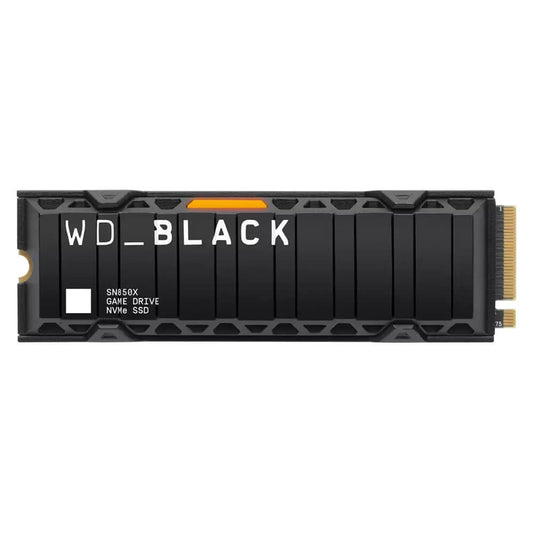 WD BLACK SN850X 1TB M.2 2280 PCIe NVMe Solid State Drive With Heatsink (WDS100T2XHE) image 1