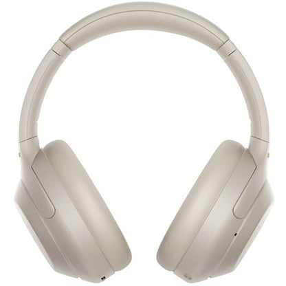 Sony WH-1000XM4 Wireless Noise Cancelling Headphones – Platinum Silver — front view