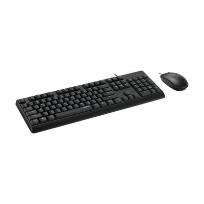 Rapoo X130PRO Wired Keyboard & Mouse Combo — front view