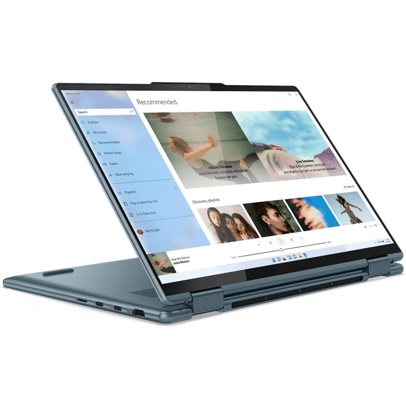 Lenovo Yoga 7 14IAL7 Notebook PC – Core i7-1260P / 14.0″ 2.8K Touch / 16GB RAM / 1TB SSD / Win 11 Pro / Stone Blue (82QE00D5S