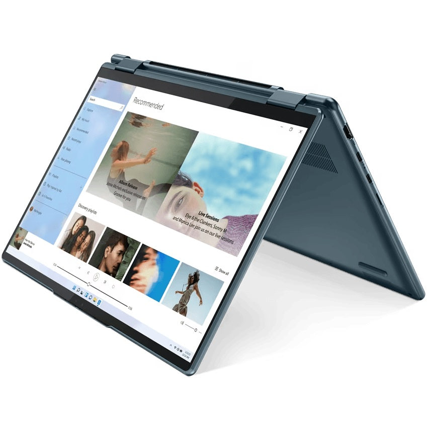 Lenovo Yoga 7 14IAL7 Notebook PC – Core i7-1260P / 14.0″ 2.8K Touch / 16GB RAM / 1TB SSD / Win 11 Pro / Stone Blue (82QE00D5S