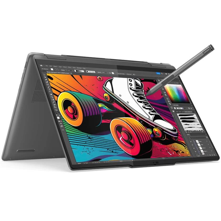 Lenovo Yoga 7 2-in-1 14IML9 Notebook PC – Core Ultra 7 155U / 14″ WUXGA Touch / 16GB RAM / 1TB SSD / Win 11 Pro / Storm Grey 