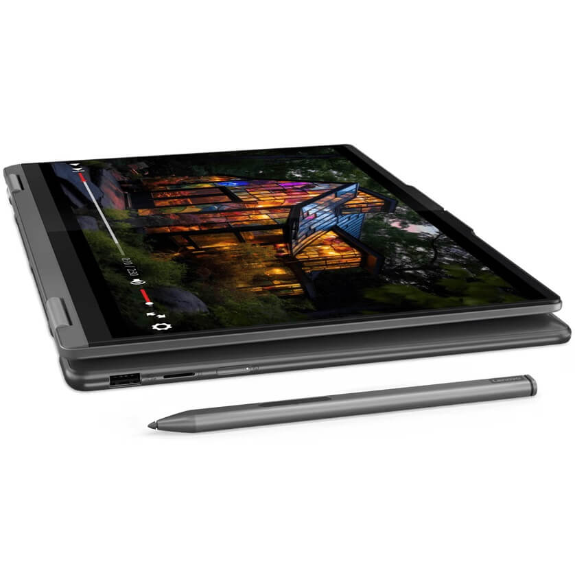 Lenovo Yoga 7 2-in-1 14IML9 Notebook PC – Core Ultra 7 155U / 14″ WUXGA Touch / 16GB RAM / 1TB SSD / Win 11 Pro / Storm Grey 