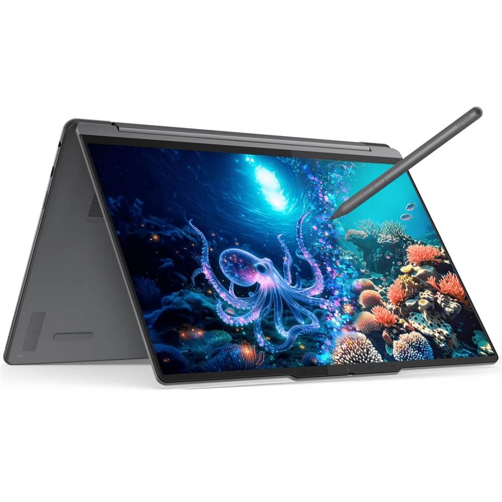 Lenovo Yoga 9i 2-in-1 14ILL10 Aura Edition Notebook PC – Core Ultra 7 258V / 14″ 2.8K WQXGA+ Touch / 32GB RAM / 1TB SSD / Win