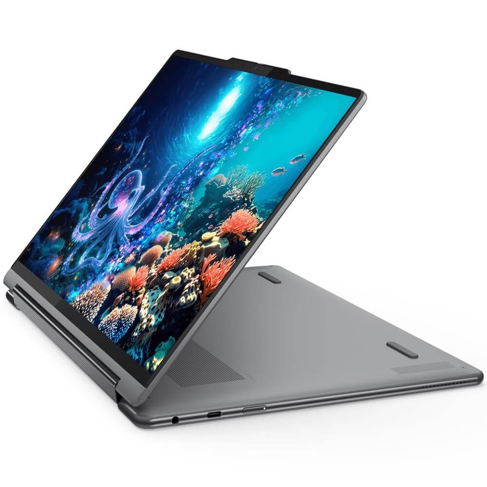 Lenovo Yoga 9i 2-in-1 14ILL10 Aura Edition Notebook PC – Core Ultra 7 258V / 14″ 2.8K WQXGA+ Touch / 32GB RAM / 1TB SSD / Win