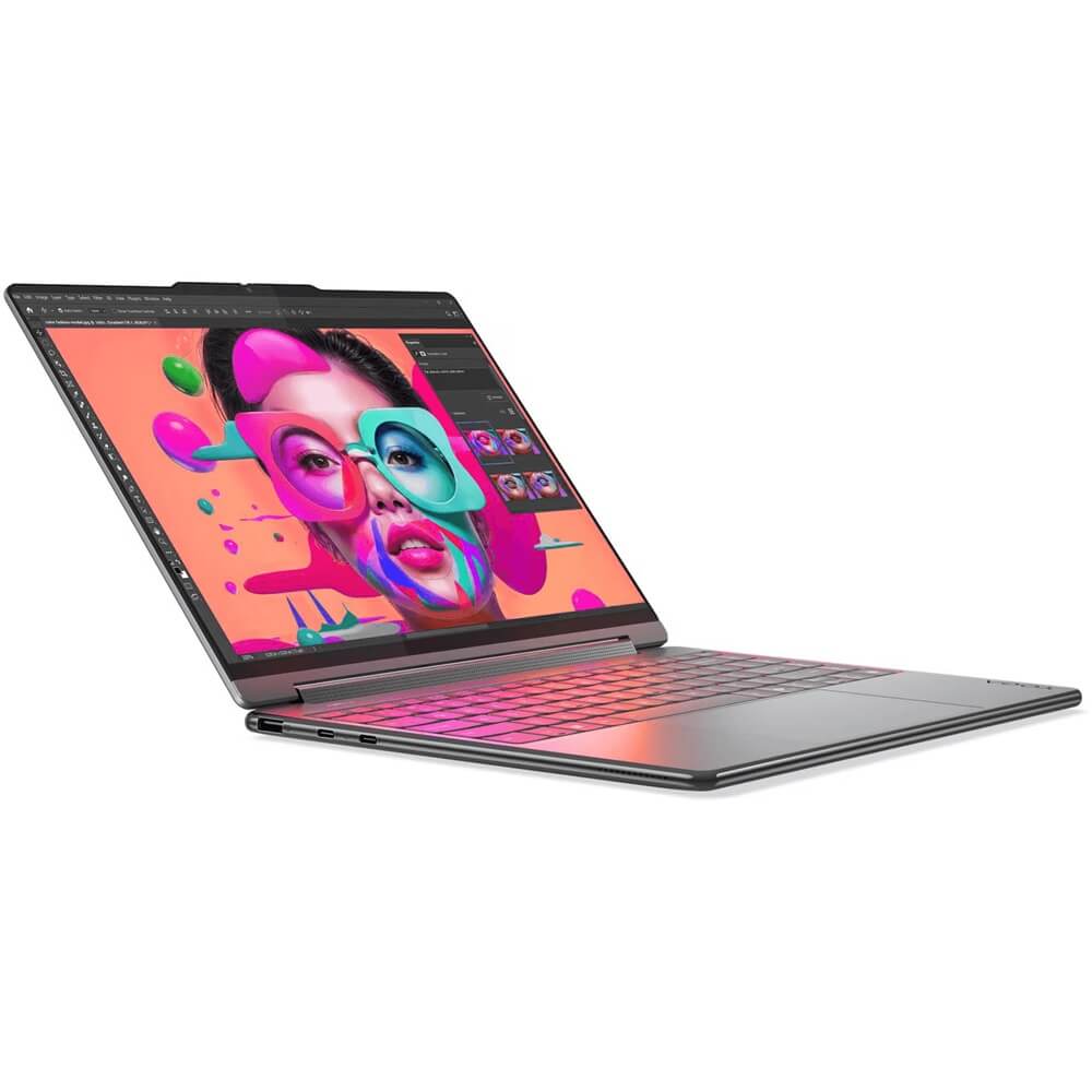 Lenovo Yoga 9i 2-in-1 14ILL10 Aura Edition Notebook PC – Core Ultra 7 258V / 14″ 2.8K WQXGA+ Touch / 32GB RAM / 1TB SSD / Win