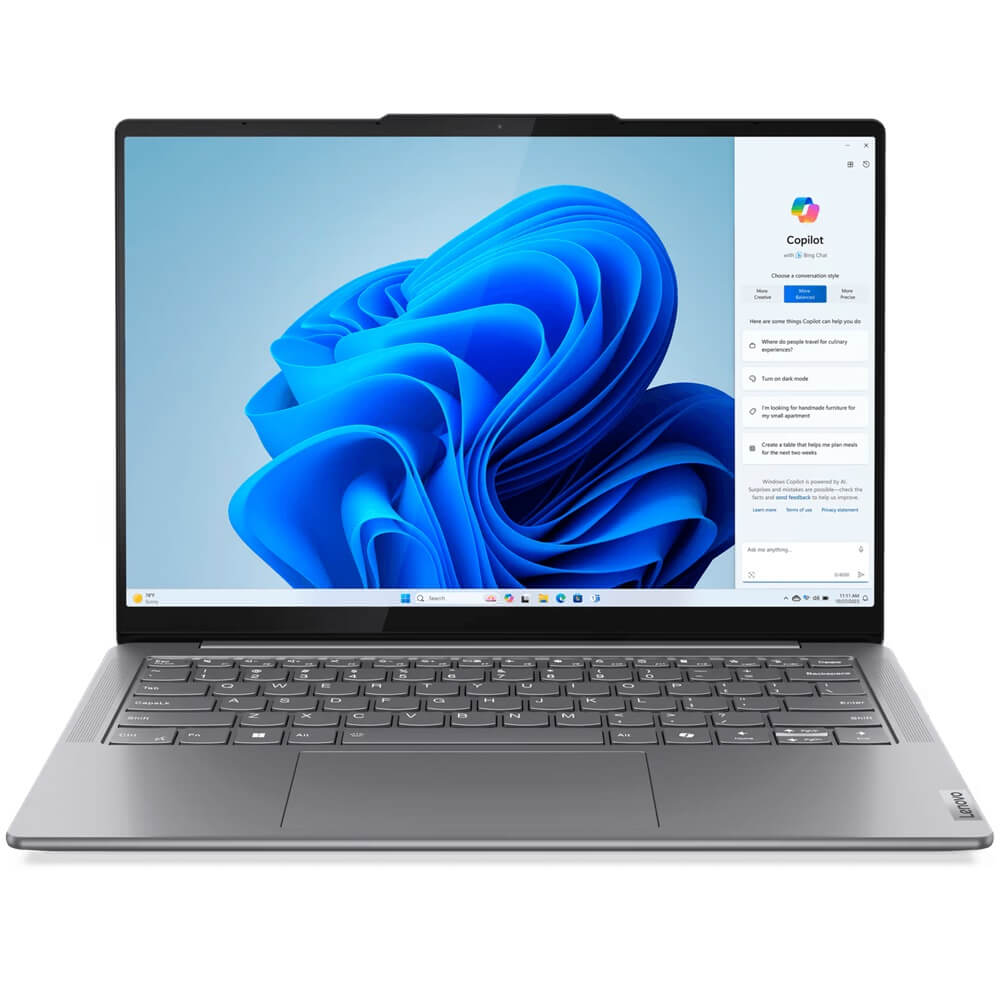 Lenovo Yoga Slim 7 14IMH9 Notebook PC – Ultra 7 155H / 14″ WUXGA OLED / 16GB RAM / 512GB SSD / Win 11 Home / Luna Grey (83CV0
