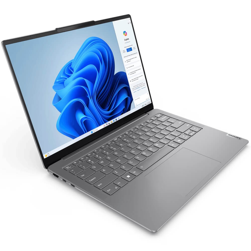 Lenovo Yoga Slim 7 14IMH9 Notebook PC – Ultra 7 155H / 14″ WUXGA OLED / 16GB RAM / 512GB SSD / Win 11 Home / Luna Grey (83CV0